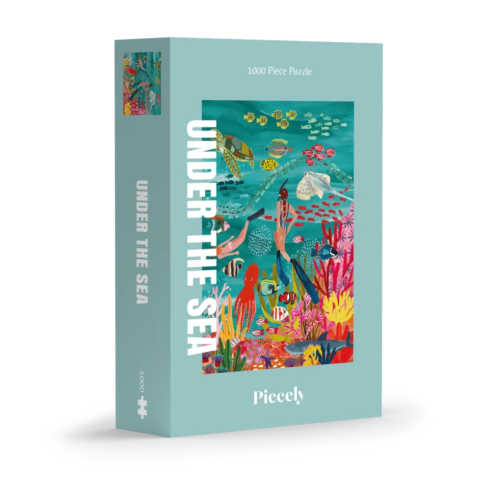 Under Sea Puslespill 1000 brikker – Illustrert av Rhi James