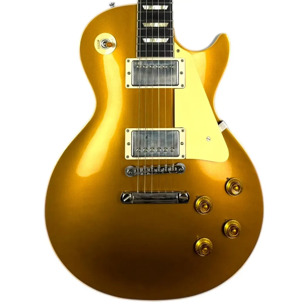 Gibson Les Paul 1957 Reissue Custom Shop VOS 2024 - Goldtop mørk bakside