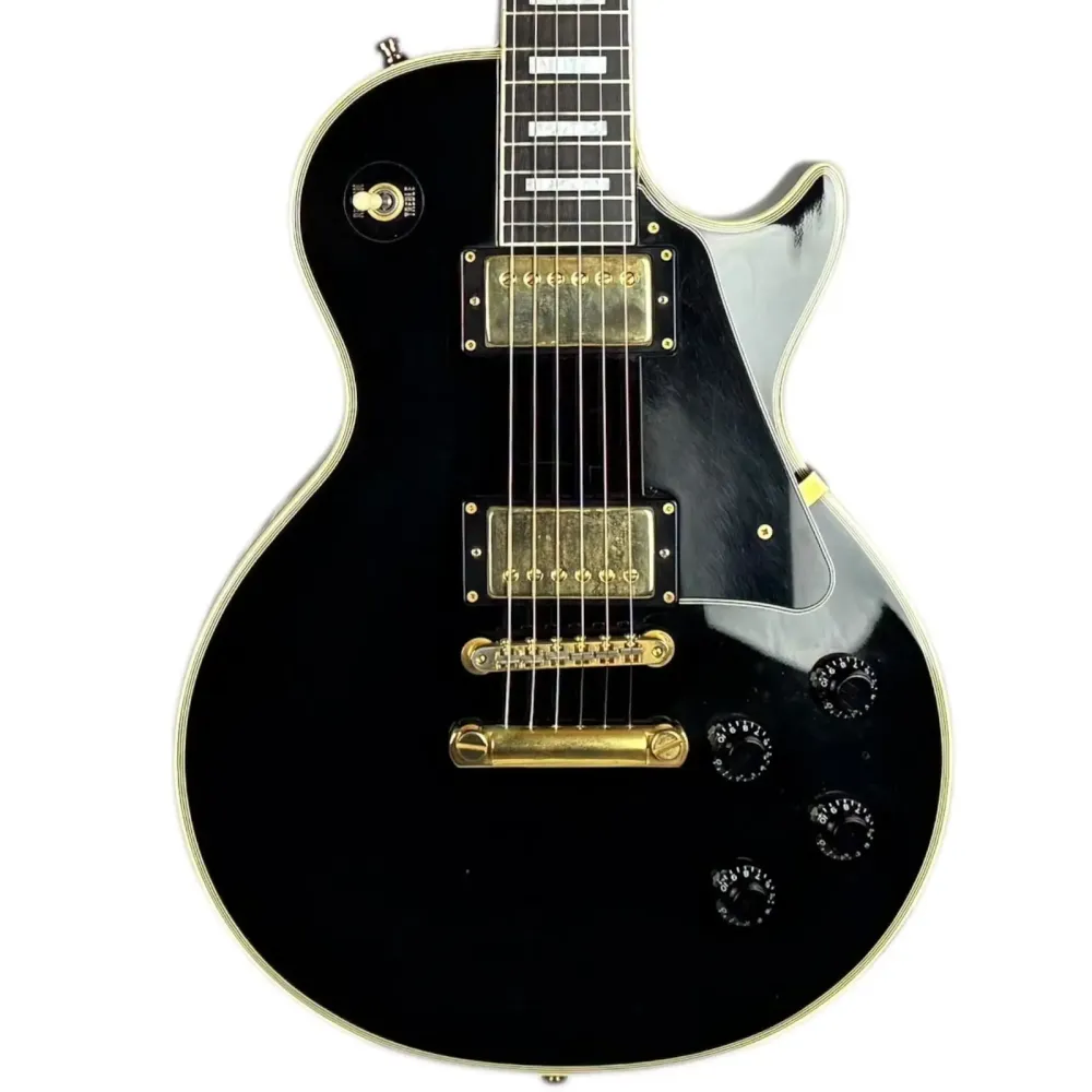 Burny RLC Les Paul Custom 1990-tallet - Ebony