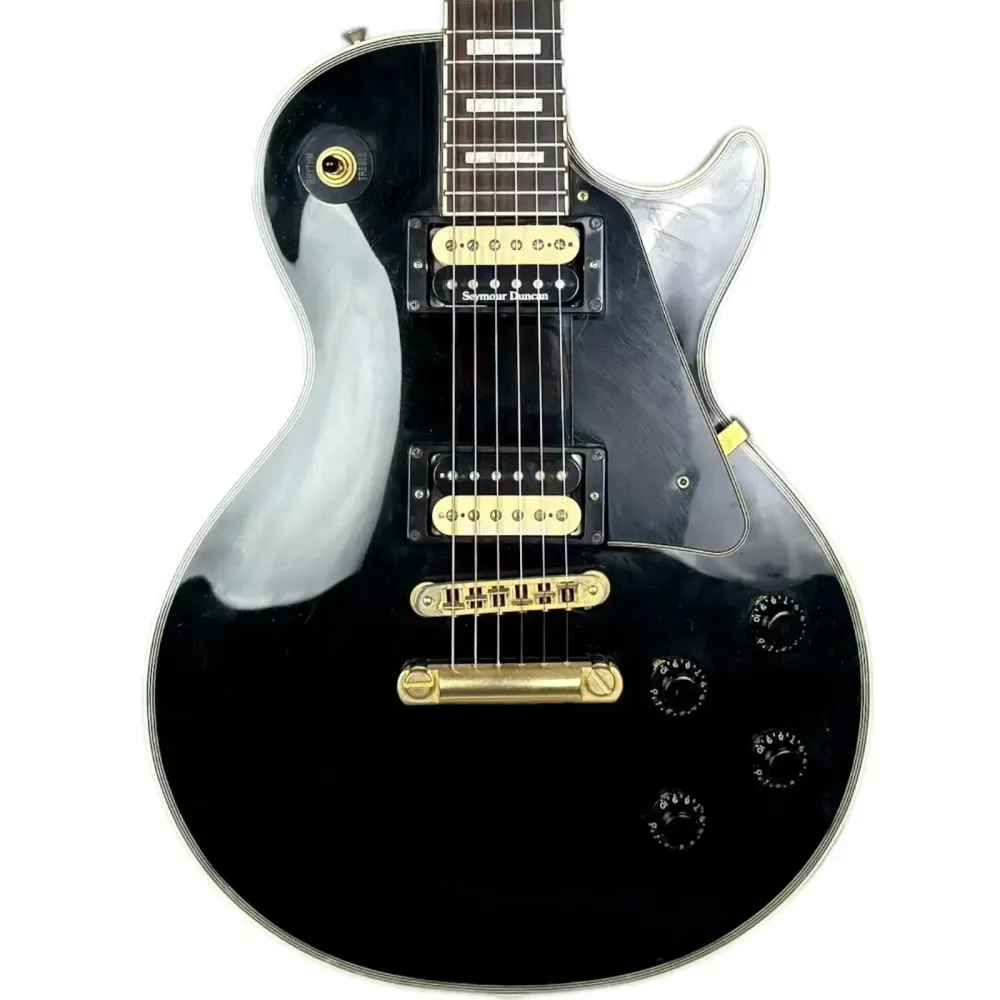 Burny RLC-55 Les Paul Custom 2009 - Svart