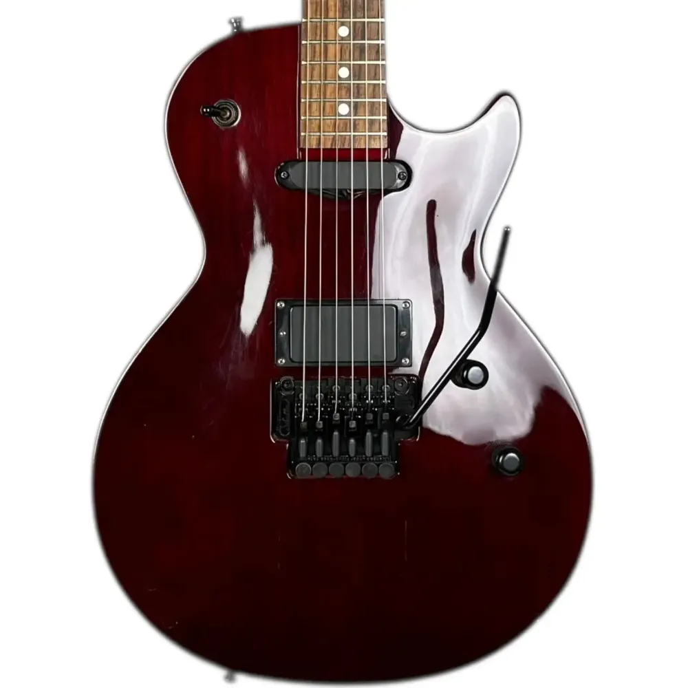 ESP Les Paul 1990-tallet - Mørkerød - Vintage Japan