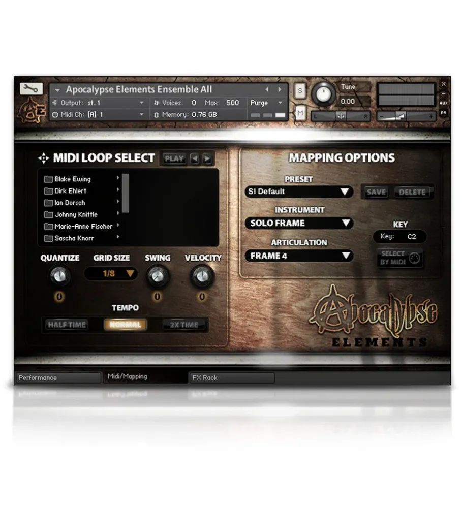 Apocalypse Percussion Elements