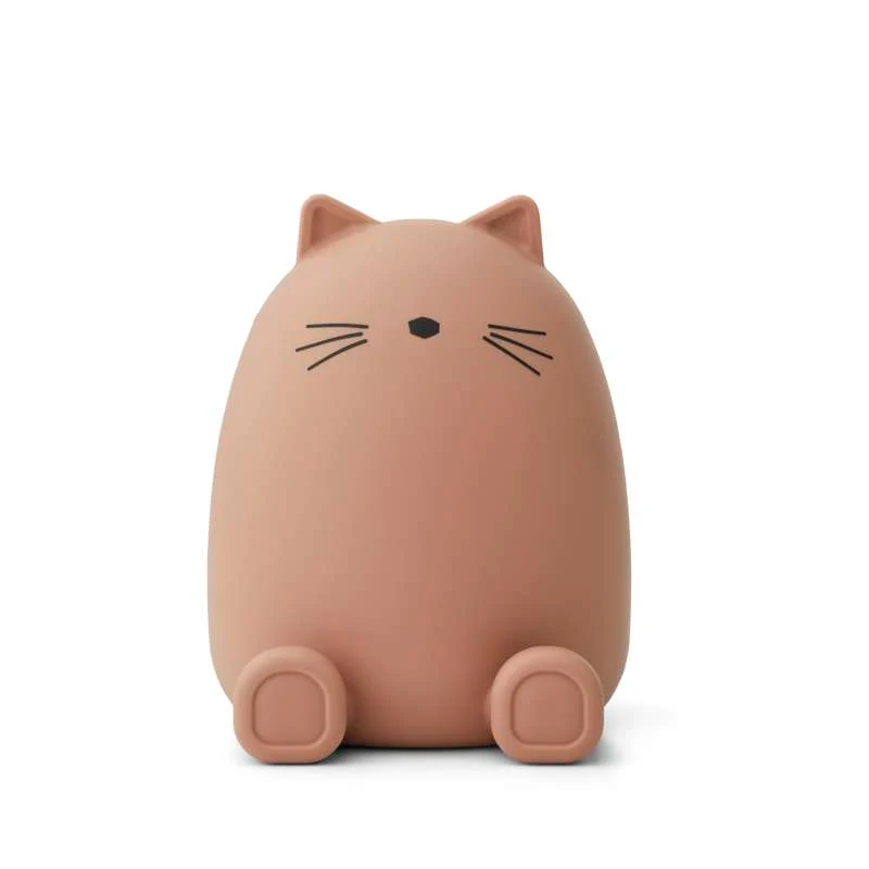 Liewood Palma Sparebøsse - Katt Mørk Rosa