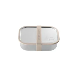 AYA&IDA Lunsjboks 1000 ml – Cream Beige | Rustfri stål matboks med vakuumlokk