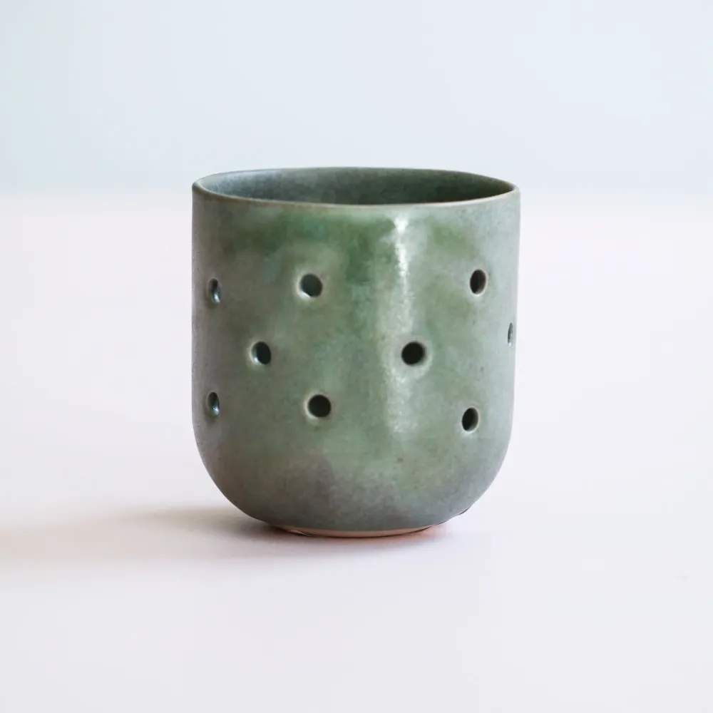 Lyslykt liten celadon grønn