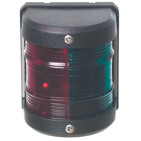 LED-lanterne dobbel, 12V 0,54W, IP65, 2 NM, 225º rød/grønn lysvinkel