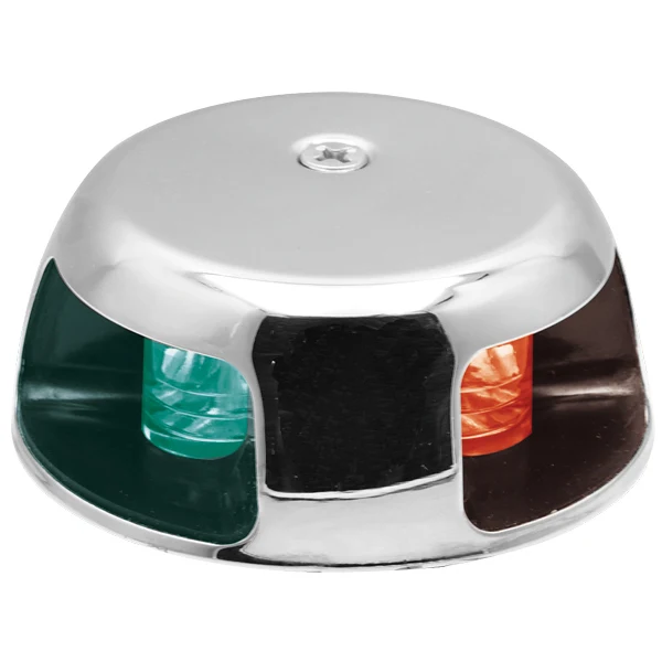 LED-lanterne dobbel, rustfritt stål, 12 V, IP66, 65 lumen, 1 NM, 225° (32 mm), 68 mm