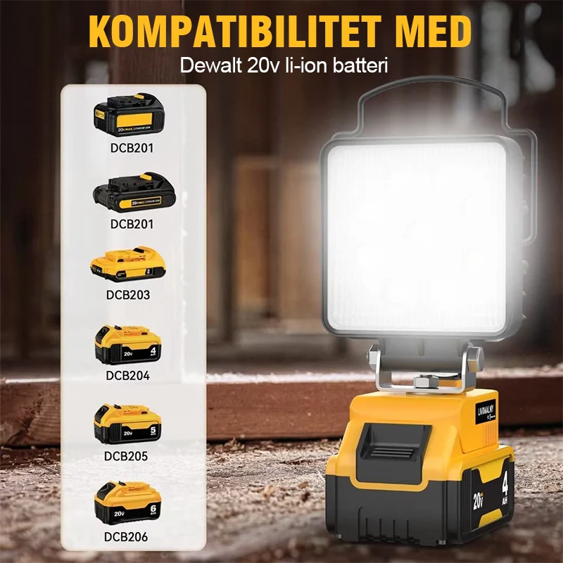 Arbeidslys teknisk utebelysning