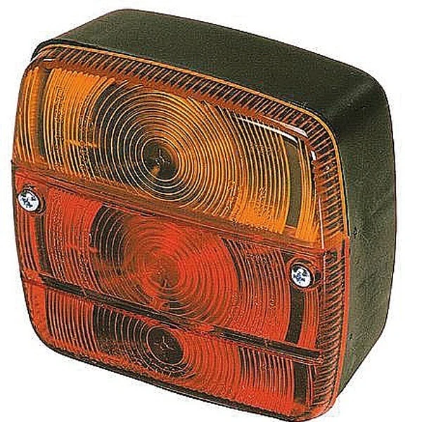 Baklys 119x102x51 mm, høyre/venstre m/ nummerskiltlys