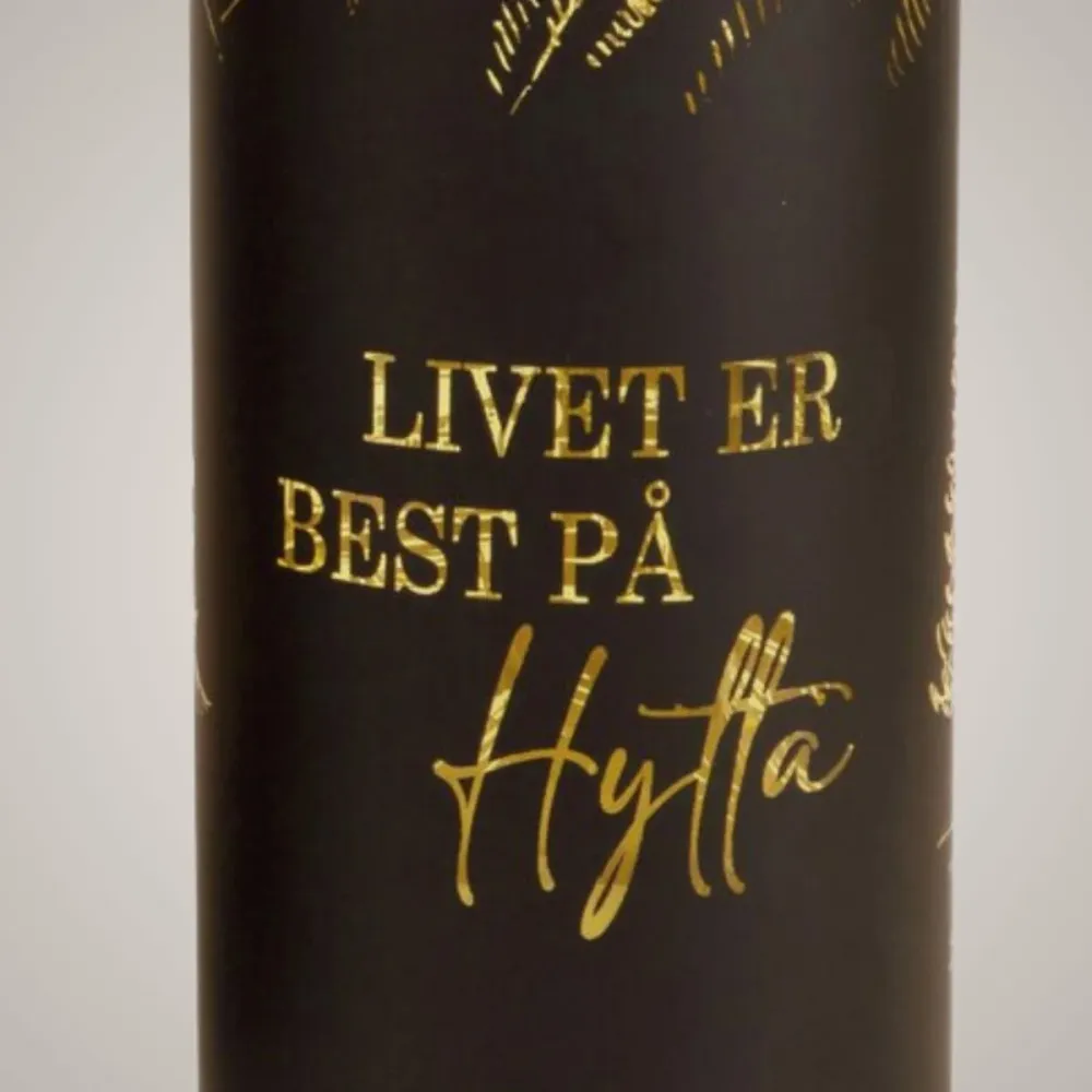 Lyslykt LED "Hytta" sort stor