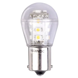 Talamex, LED bulb15 LED-lampe, 10-30V BA15S, 1,6W, 140 Lumen, 2700K, Dimbar (1 stk)