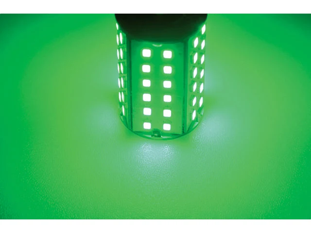 Talamex, LED pære60 LED-lampe 10-30V Bay15d Grønn, 14340678