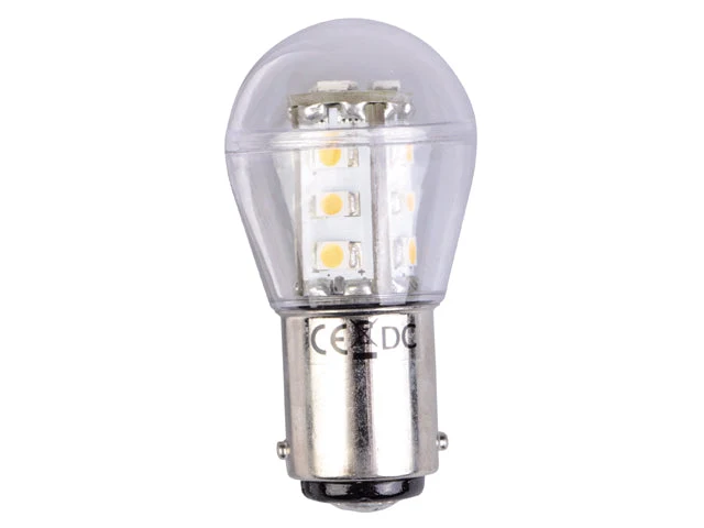 Talamex, LED-pære 15, 10-30V, BA15d, 140 lumen, 1,6 watt, kan dimmes (1 stk.)