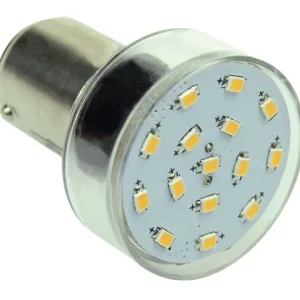 Talamex, LED-pære 15 BA15s 2700K 10-30V Dimbar (1 stk.)