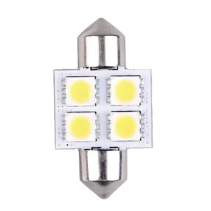 Talamex, LED-pære 4 festoner 10-30V 31mm, kan dimmes, varmhvit, 0,7W (1 stk)