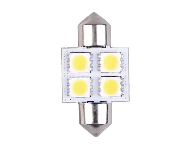 Talamex, LED-pære 4 festoner 10-30V 31mm, kan dimmes, varmhvit, 0,7W (1 stk)