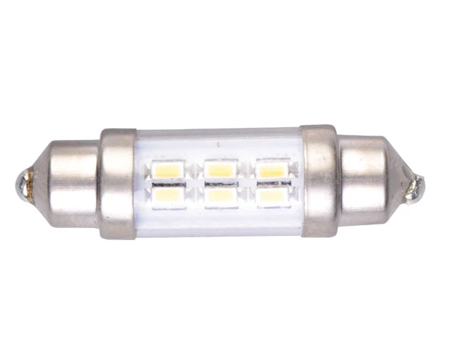 Talamex, LED-pære 3 festonglampe, 10-30V 37mm dimbar, hvit, CE-merket