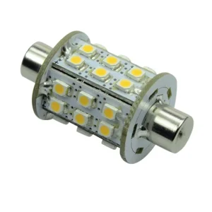 Talamex, LED-pære 30 LED-lampe, 10-30V Aqua Signal, Varm hvit (1 stk.)