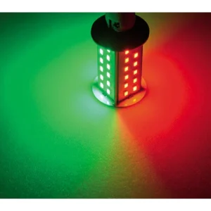 Talamex, LED-pære 36 LED-lampe 10-30V Duocolor Grønn/Rød, 1 stk.