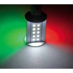 Talamex, LED-pære 36 Tricolor LED-lampe 10-30V BAY15d, 1 stk.
