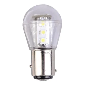 Talamex, LED-pære15, 10-30V Bay15d LED-lampe, Kjølig hvit