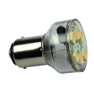 Talamex, LED-pære6, 10-30V BA15d, 1W, 100 Lumen, 3000K (1 stk)