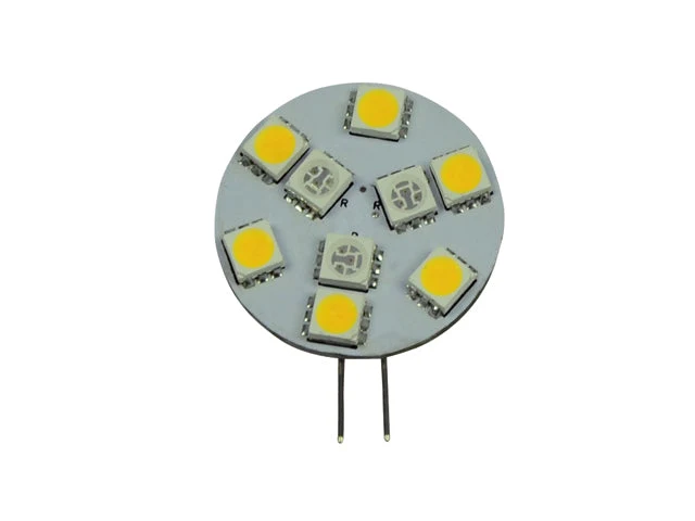 Talamex, LED-pære9 10-30V G4-side, Dimbar LED-lampe, Varmhvit 3000K, 30 mm (1 stk)