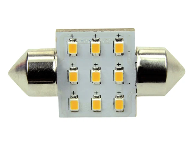 Talamex, LED-pære9 festonglampe 10-30V 31mm 2700K 80 lumen Dimbar CE-merket