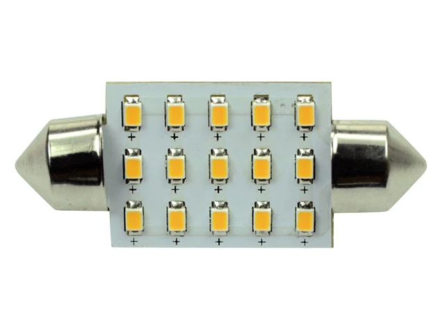 Talamex, S-LED 15 Festoon 10-30V 2700K – Størrelse: 42mm