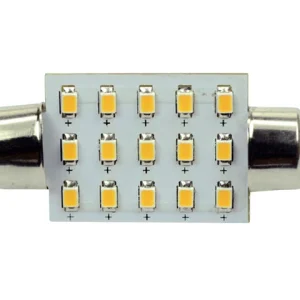 Talamex, S-LED 15 Festoon 10-30V 2700K – Størrelse: 37mm