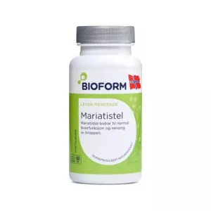 Bioform Mariatistel 60 kapsler – Støtter Leveren og Fornyer Leverceller