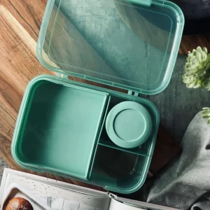 Matboks med delte rom og snackboks