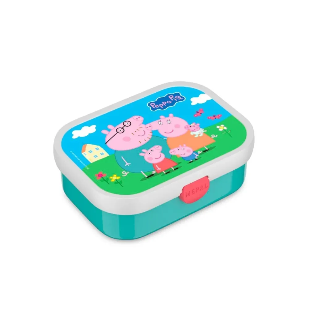Peppa Gris matboks 17,5 x 13 x 6 cm med rominndeling