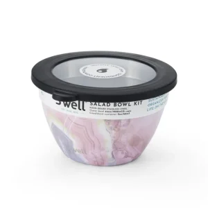 SALAD BOWL KIT 64 OZ / 1900 ML Geode Rose