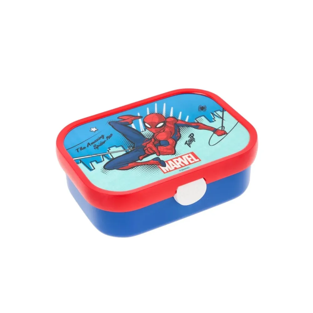 Spiderman matboks 17,5 x 13 x 6 cm med rominndeling