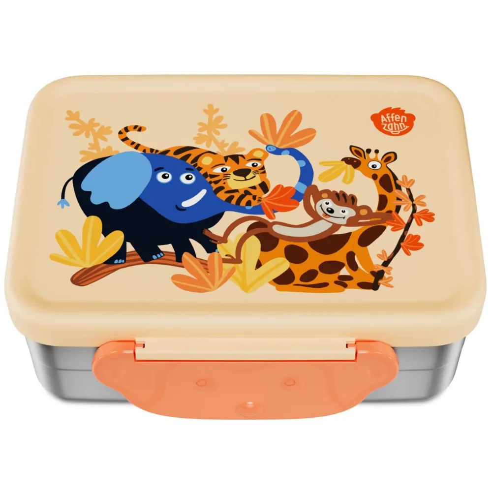 Affenzahn Sunny Savannah Lunchbox Rustfrit Stål