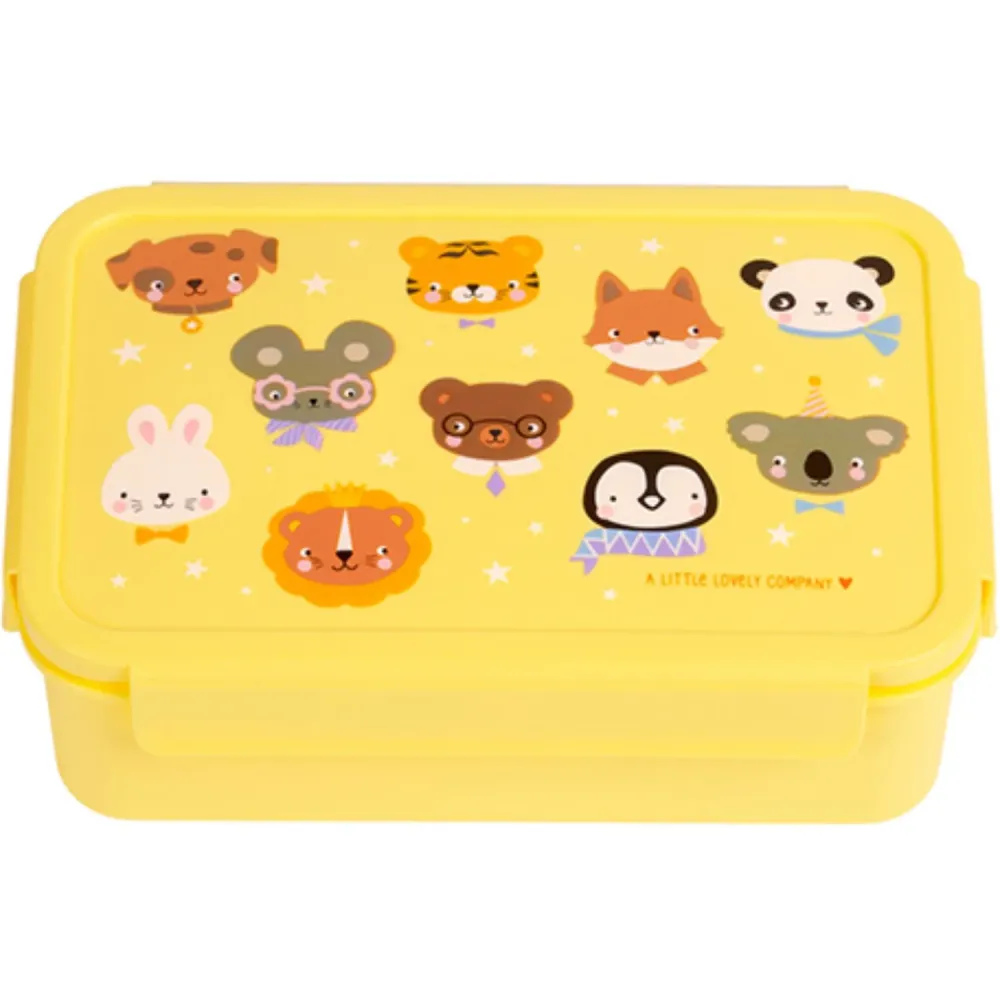 Little Lovely Company Animal Friends Bento Matboks
