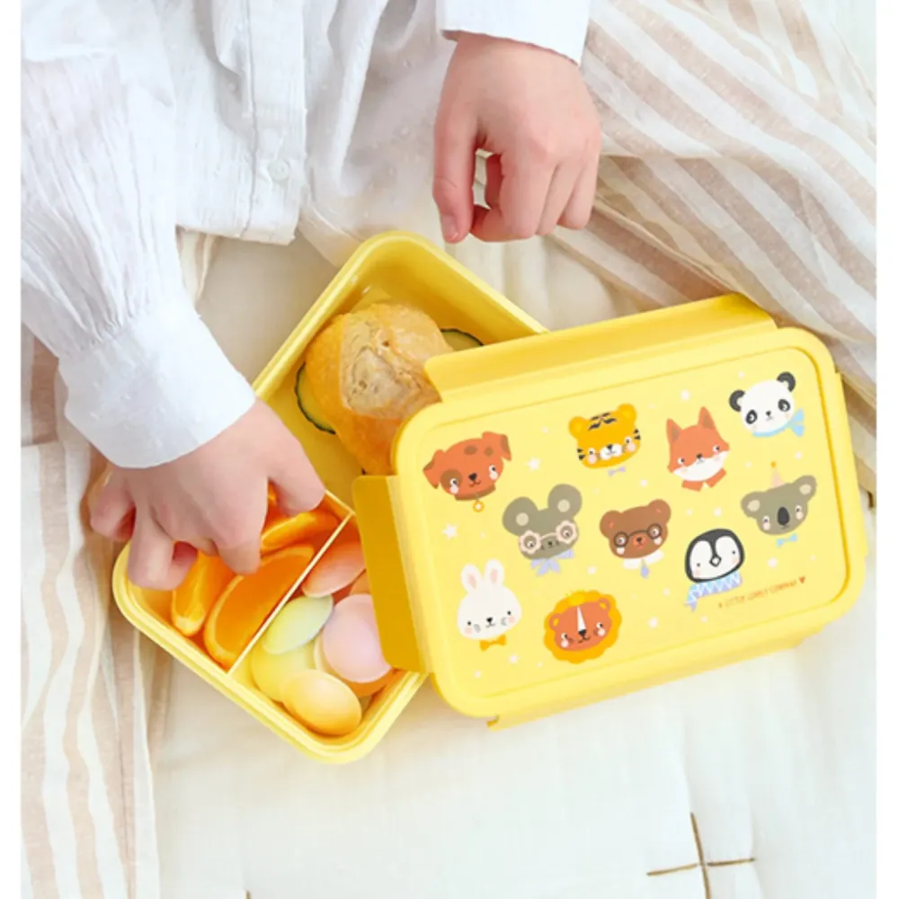 Little Lovely Company Animal Friends Bento Matboks