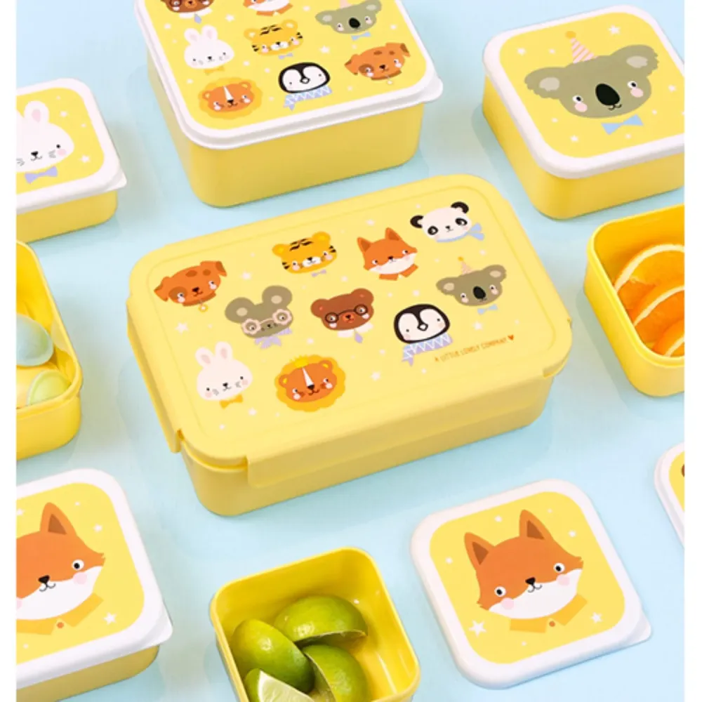 Little Lovely Company Animal Friends Bento Matboks