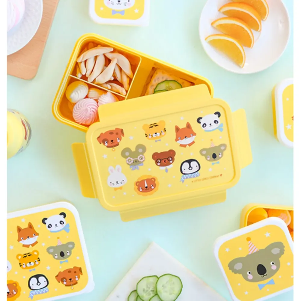 Little Lovely Company Animal Friends Bento Matboks