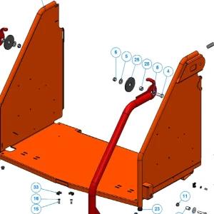 Matebrett hengslet TW 230