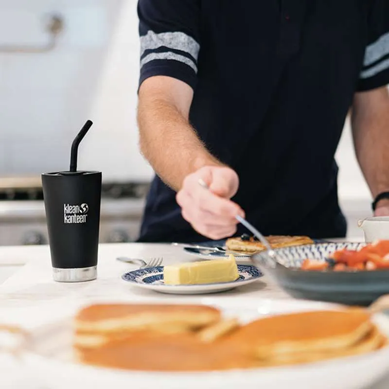 Klean Kanteen Sugerrør i Rustfritt Stål m. Silikontipp - 4-Pak - 8mm - Multi Farge