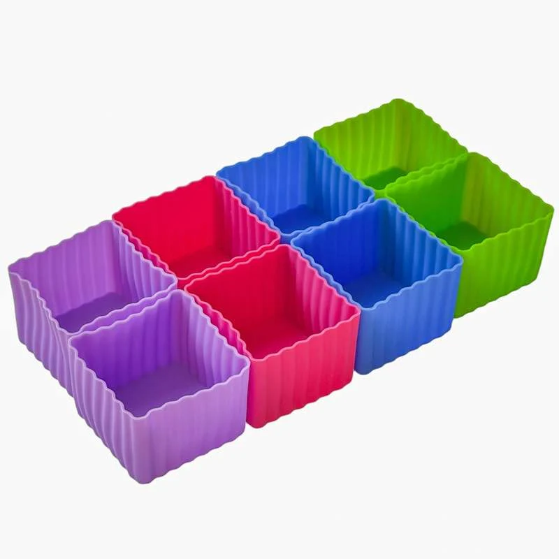 Yumbox - Silikonformer til Matboksen - 8 stk. - Flerfarget