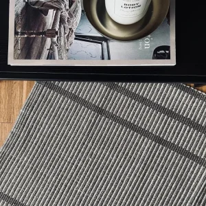 Matte Resirkulert Beige stripete - 50x80