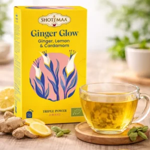 Ginger Glow – økologisk ingefærte med sitron og kardemomme