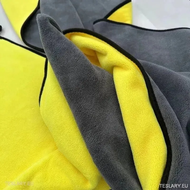 Ekstra stort mikrofiber tørkehåndkle Tesla 3, y, s og x