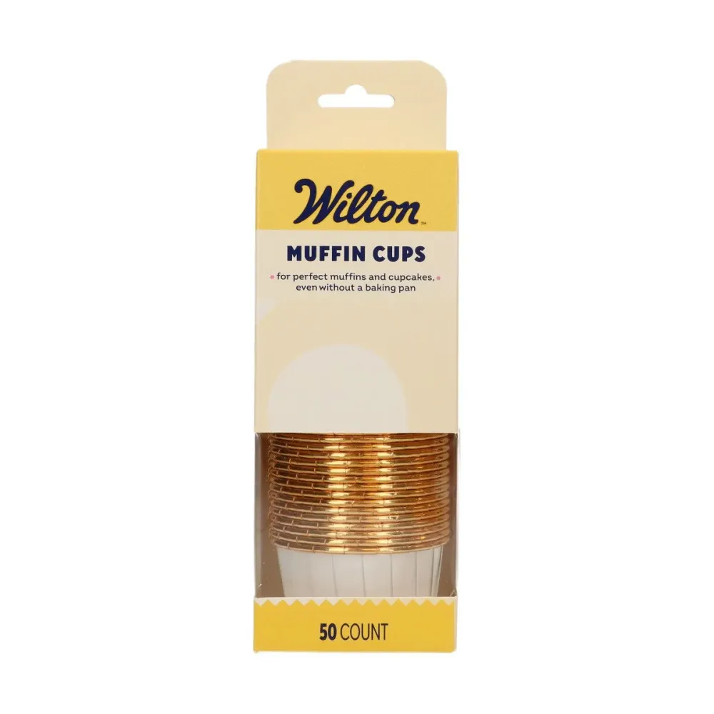 Wilton Muffinformer, Nut cups -Hvit-, pk/50