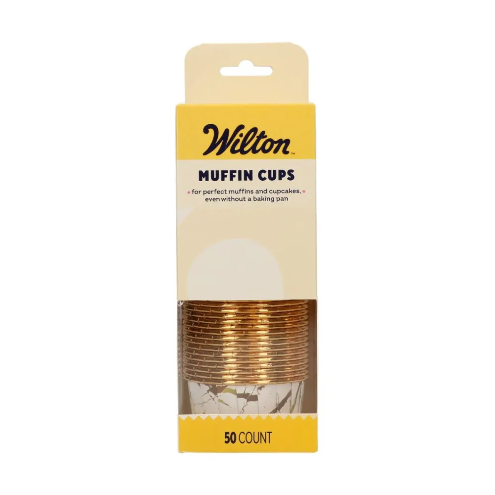 Wilton Muffinsformer, Nut cups -Hvit marmor-, pk/50