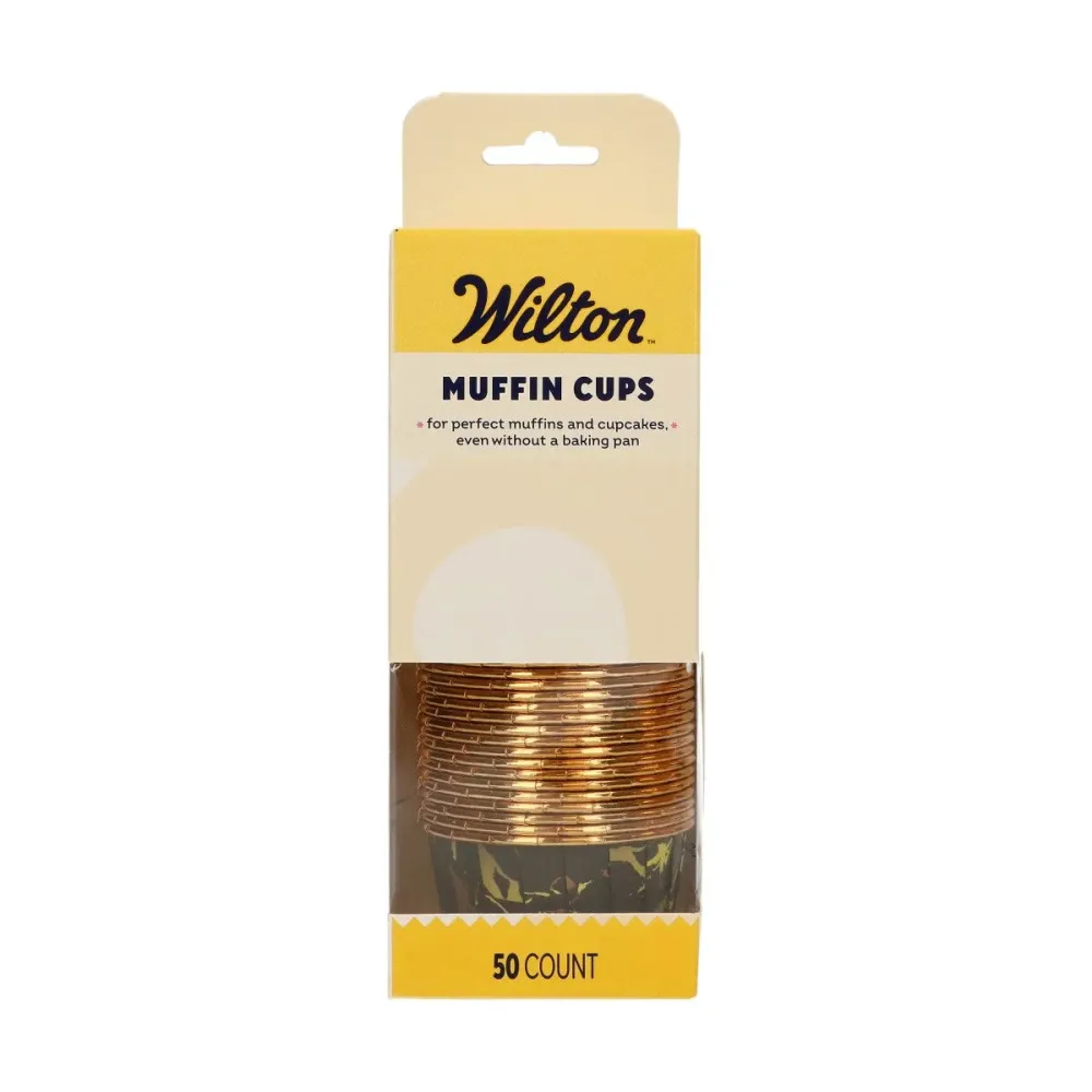Wilton Muffinsformer, Nut cups -Svart marmor-, pk/50