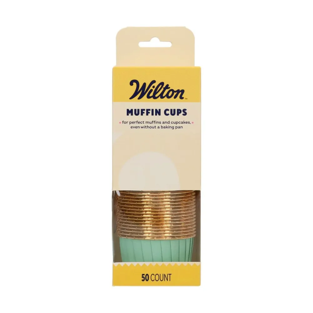 Wilton Muffinsformer, Nut cups -Turkis-, pk/50